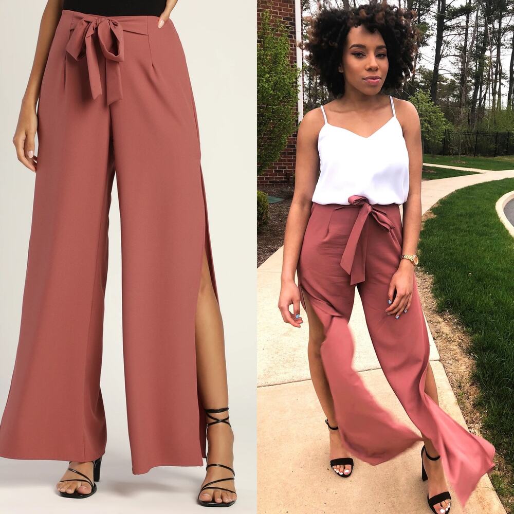 Lulus Going Places Mauve Wide-Leg Pants - Picture 2 of 10